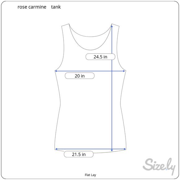 Rose Carmine Granny Square Crochet Multicolor Tank Top Tie Shoulder Cotton - Picture 9 of 9